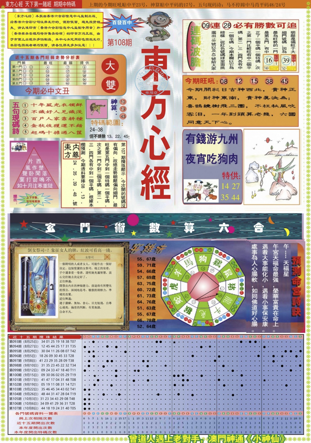 东方心经A 第107期