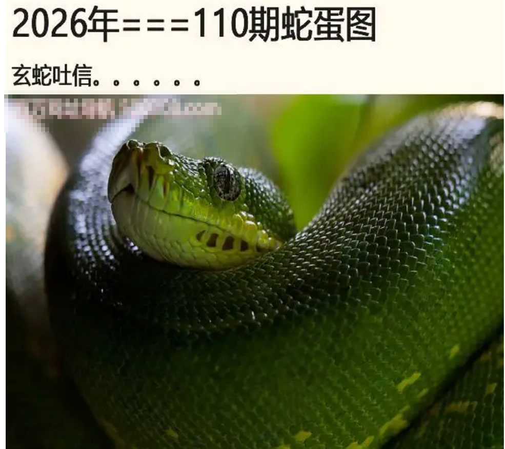 另版蛇蛋图 第109期