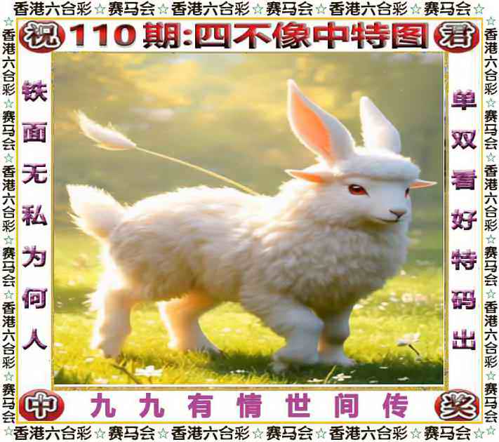四不像中特图 第110期