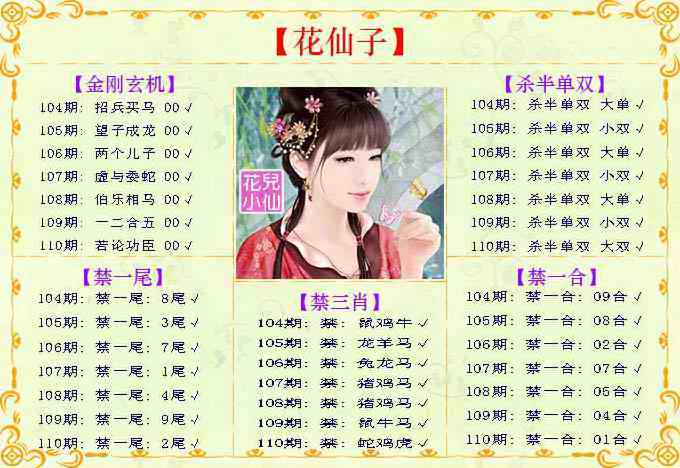 花仙子 第109期