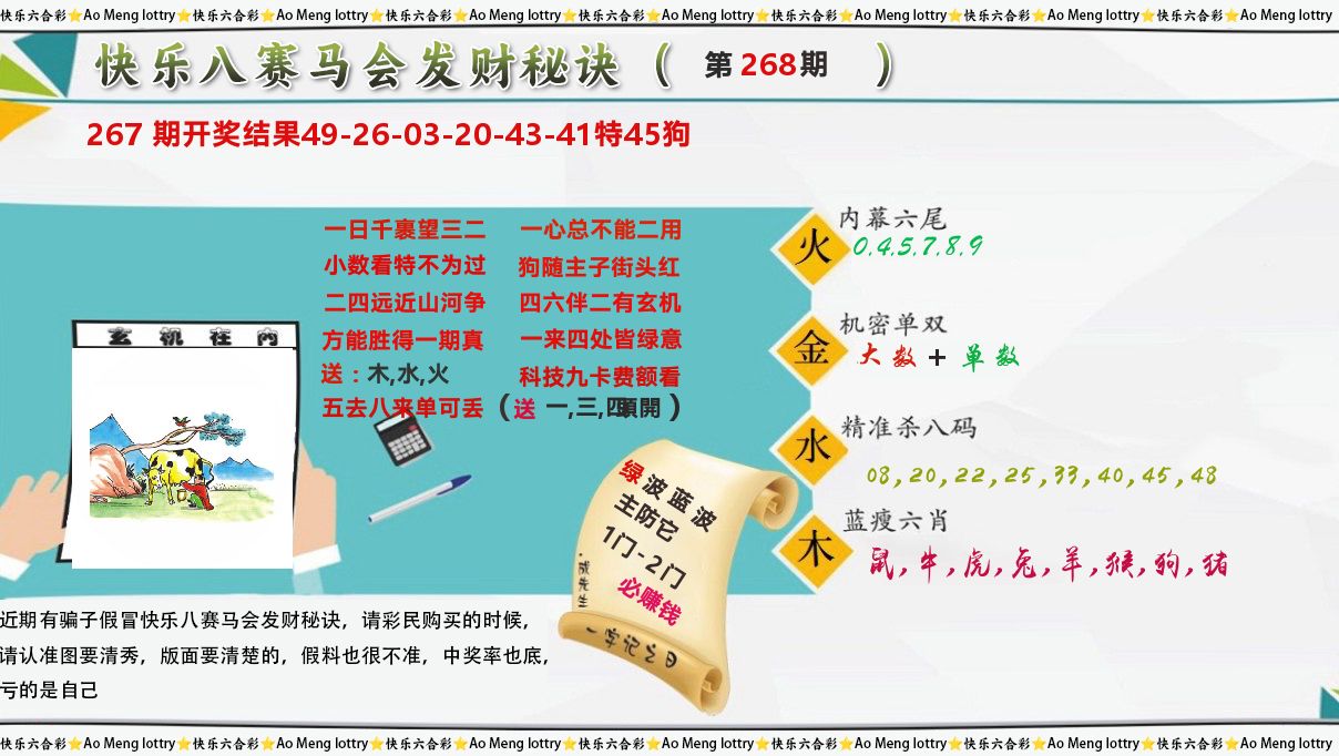 发财秘诀 第268期