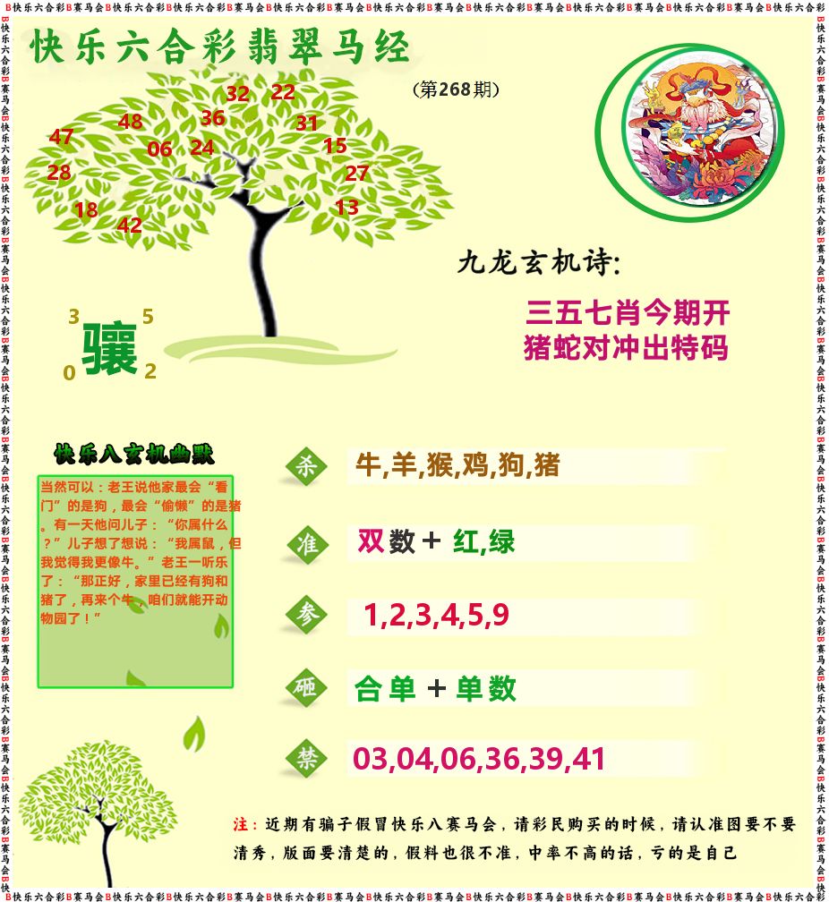 翡翠马经 第267期