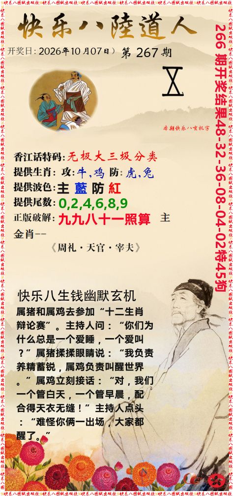快乐八陆道人 第267期