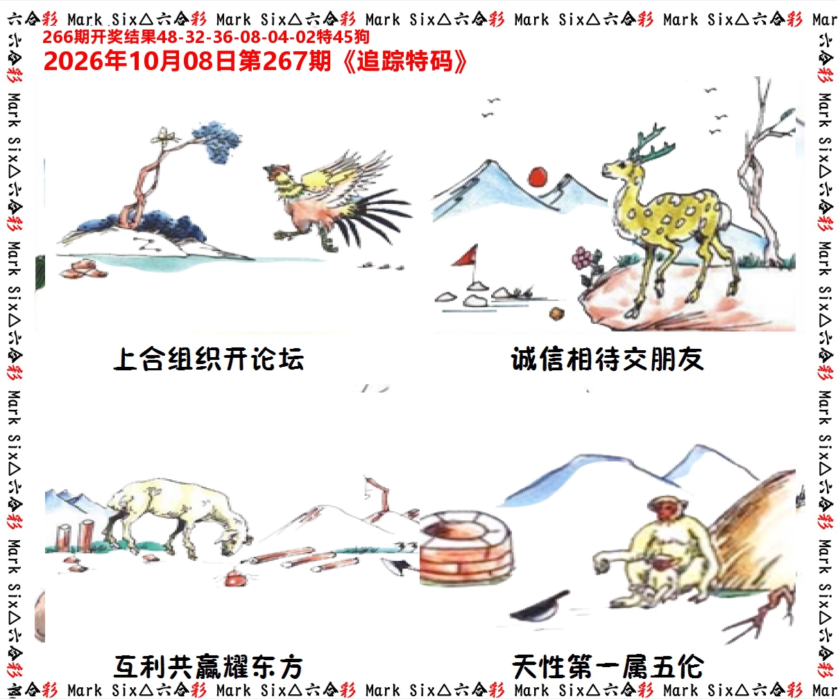 追踪特码 第267期