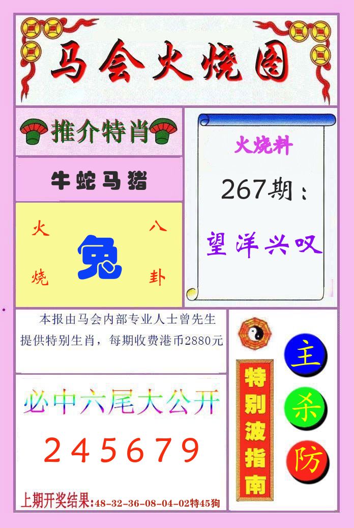 马会火烧图 第267期