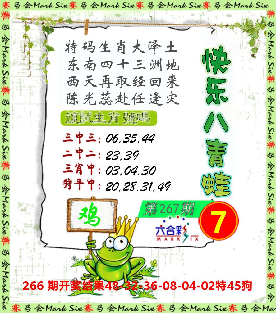 青蛙系列7 第267期