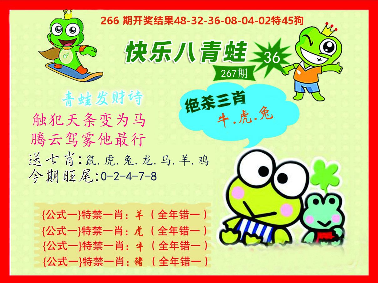 青蛙系列36 第267期