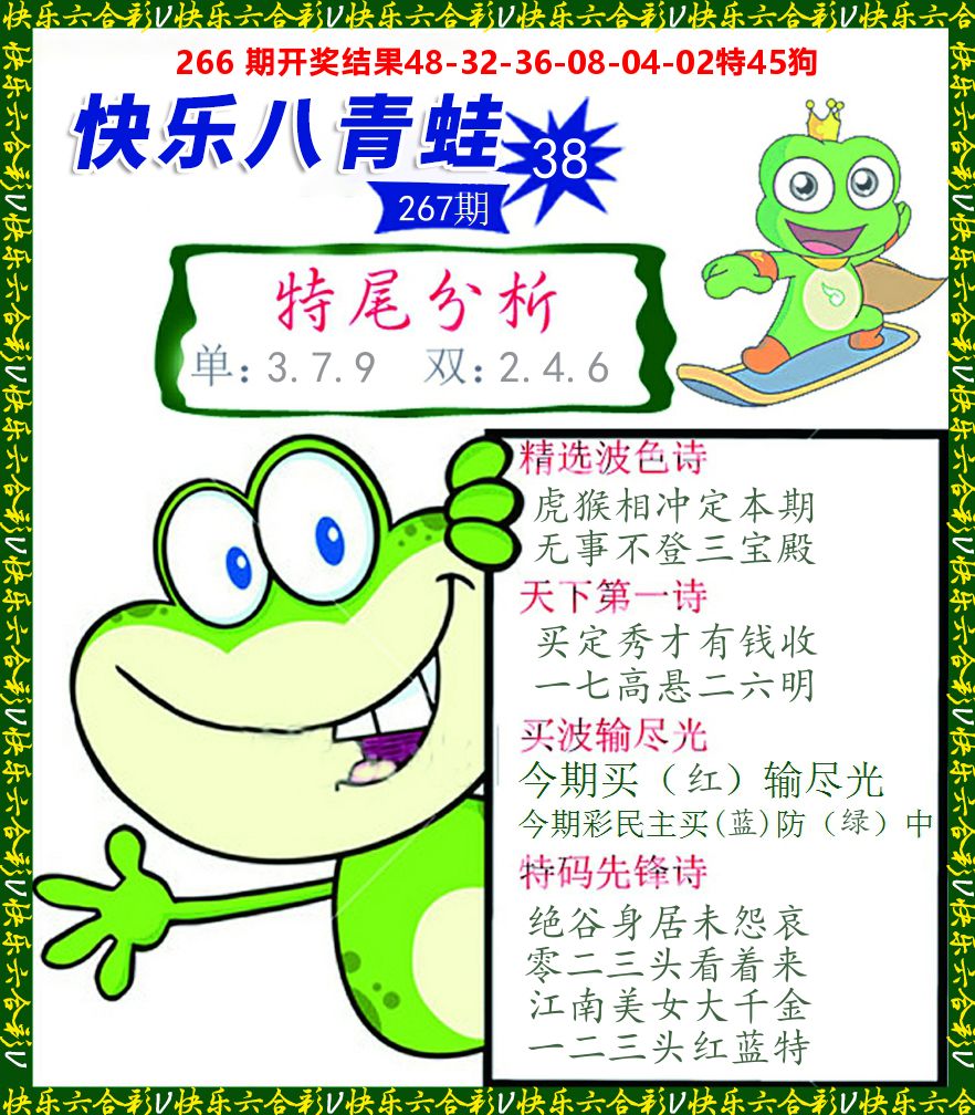 青蛙系列38 第267期