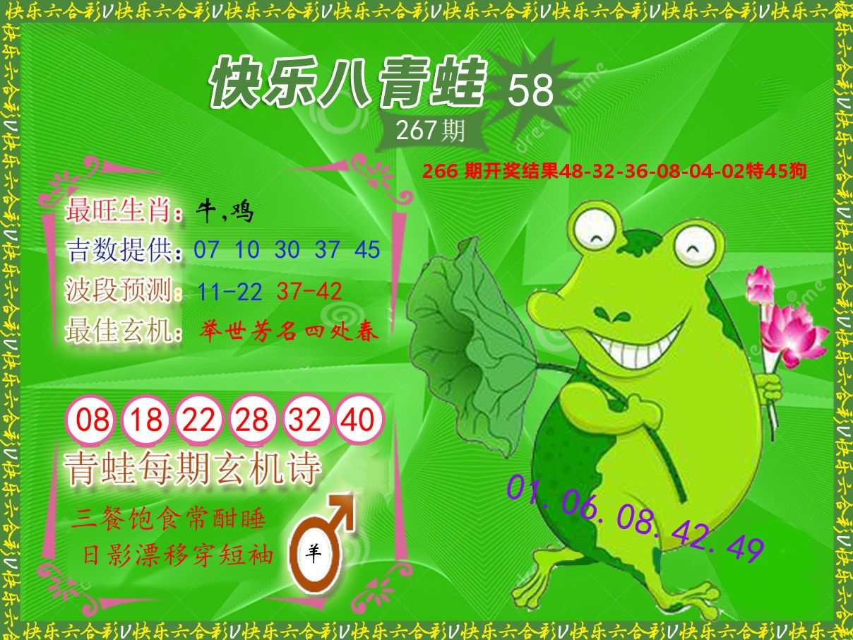 青蛙系列58 第267期