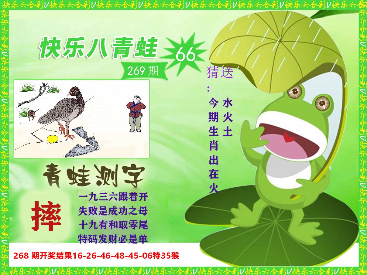 青蛙系列66 第269期
