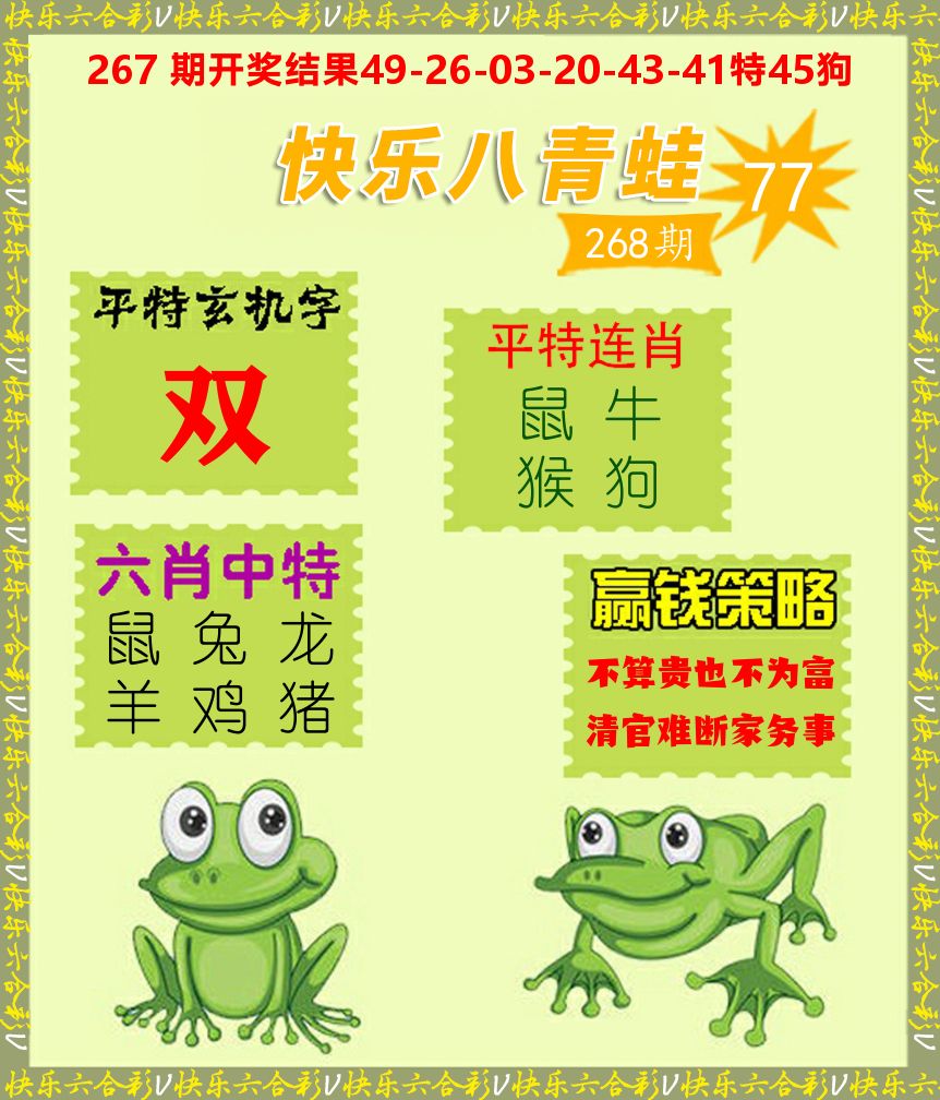 青蛙系列77 第267期