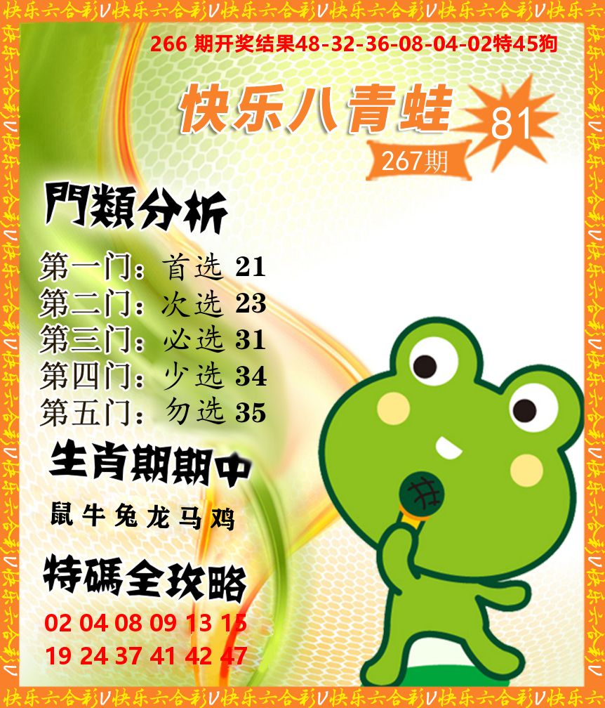 青蛙系列81 第267期