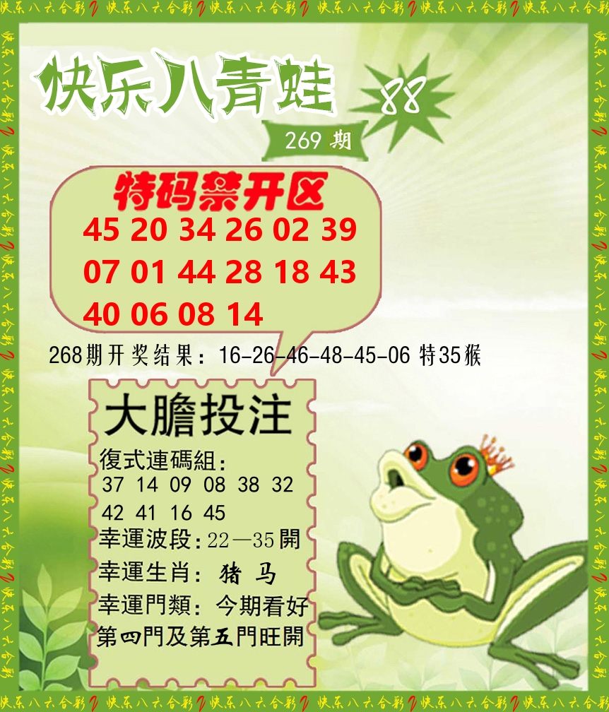 青蛙系列88 第267期