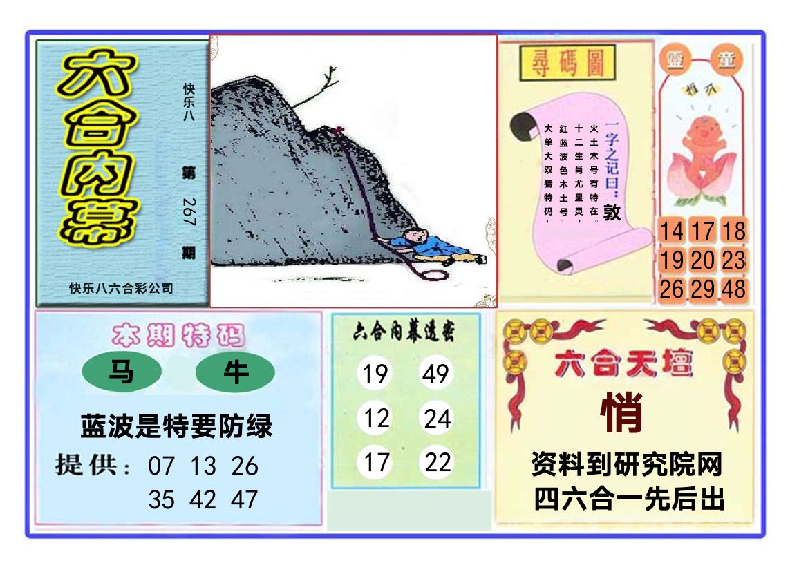 六合内幕 第267期