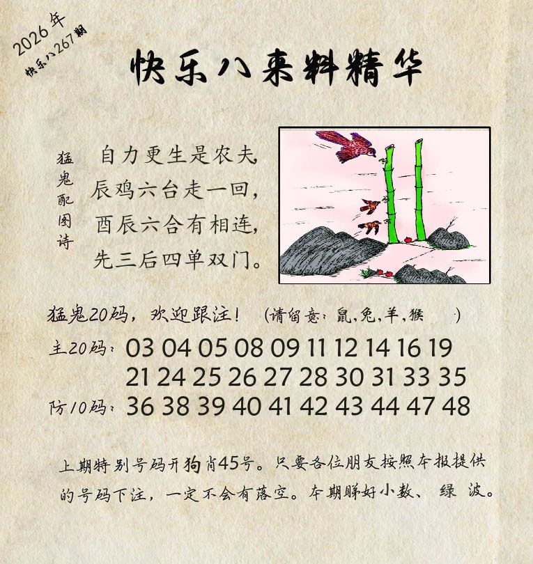 精华来料 第267期