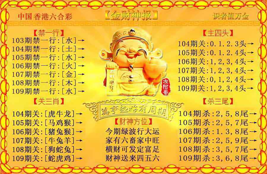 金财神 第109期