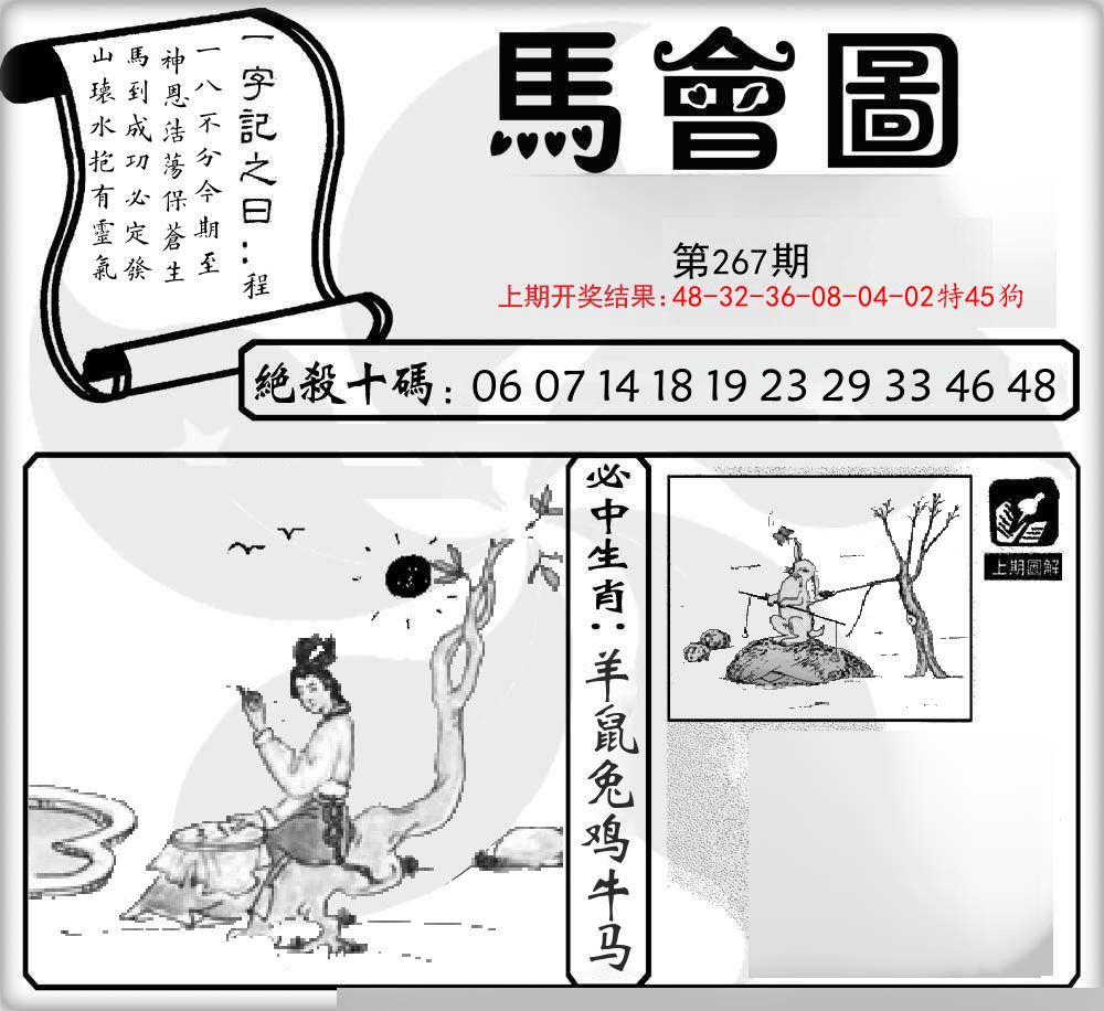马会图 第267期