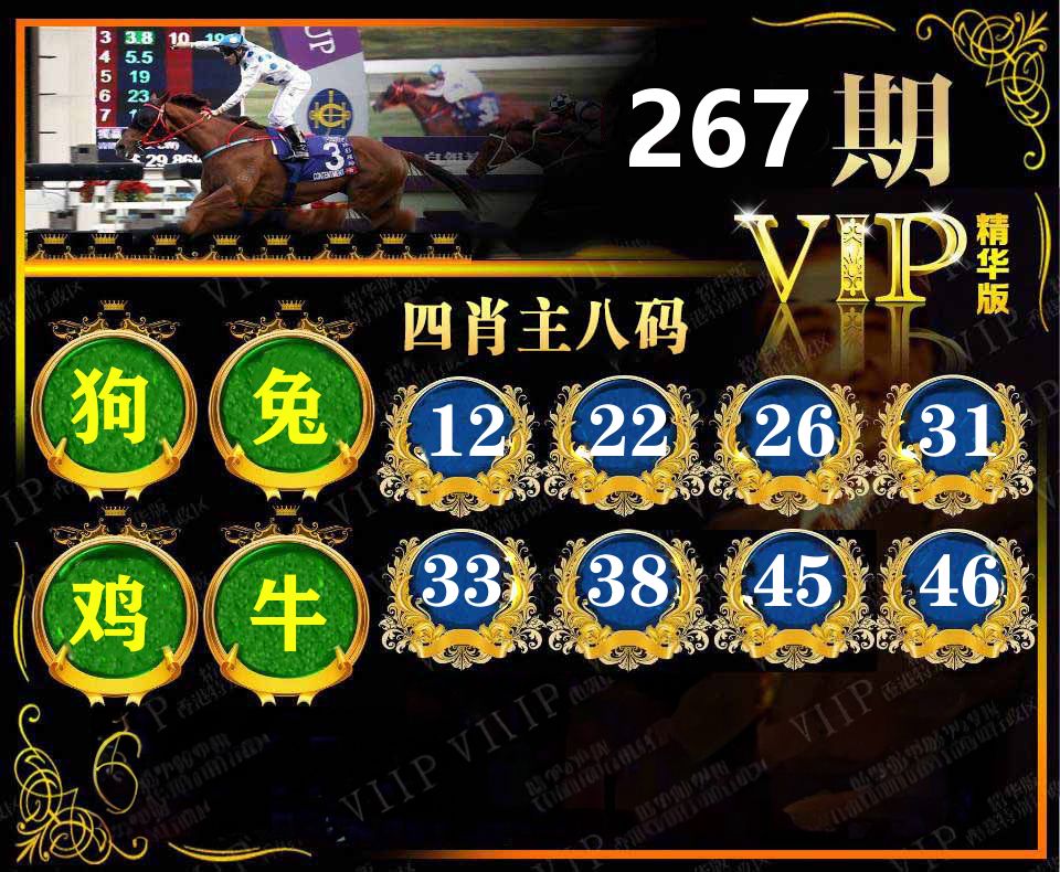 精华四肖八码 第267期