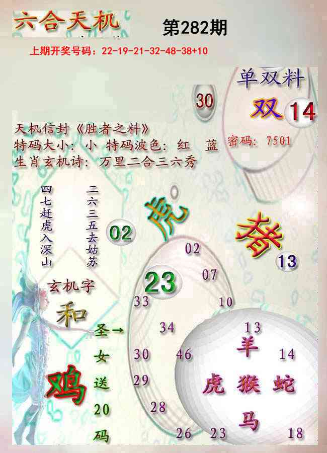 天机报 第281期