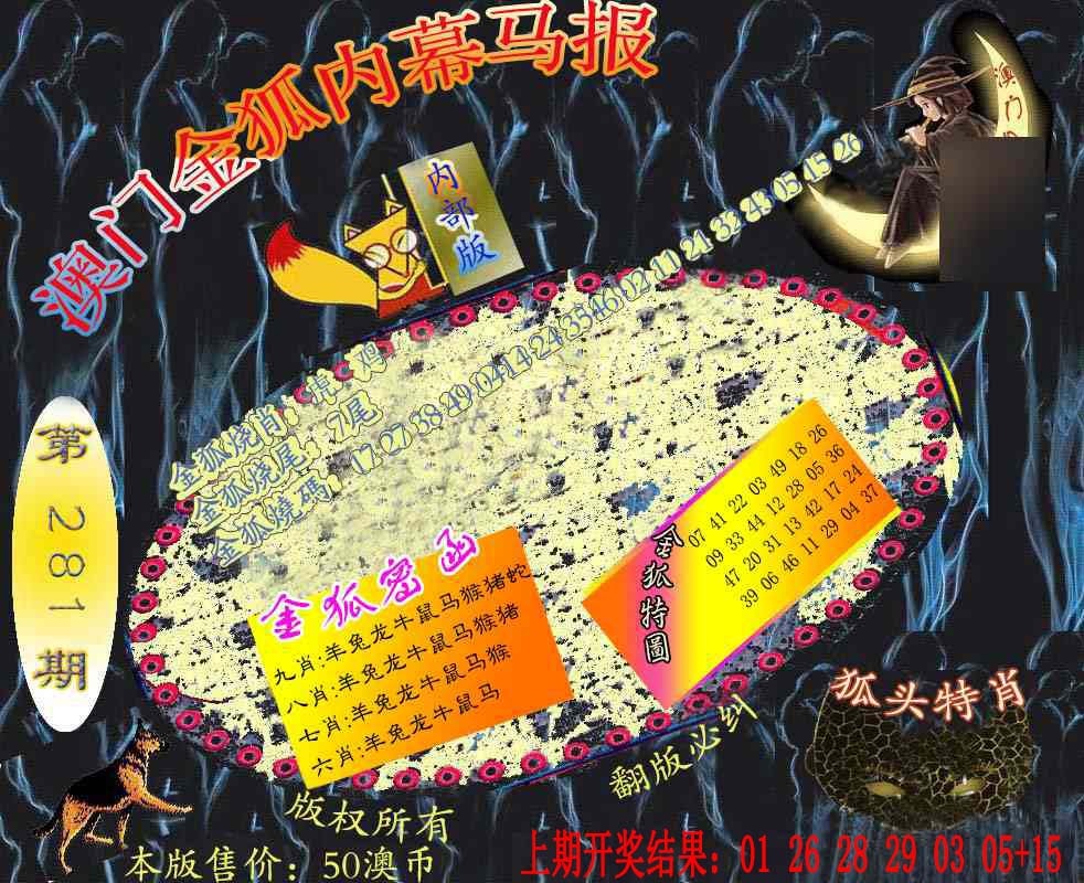 六合鬼王 第281期