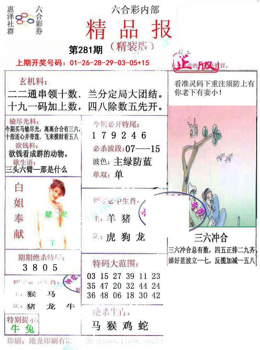 摇钱树 第281期