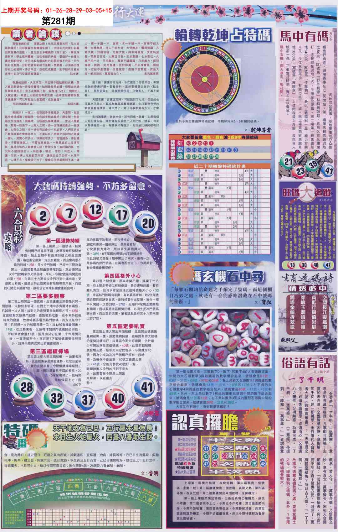 贴士皇B加大版 第281期