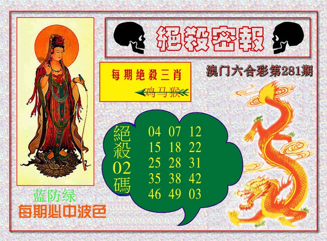 绝杀密报 第281期