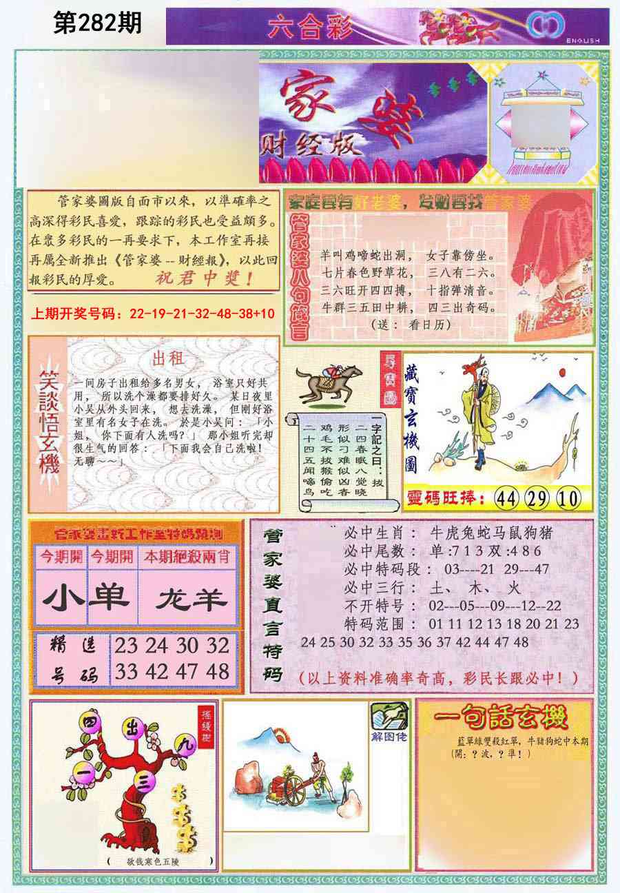 管家婆财经版 第281期