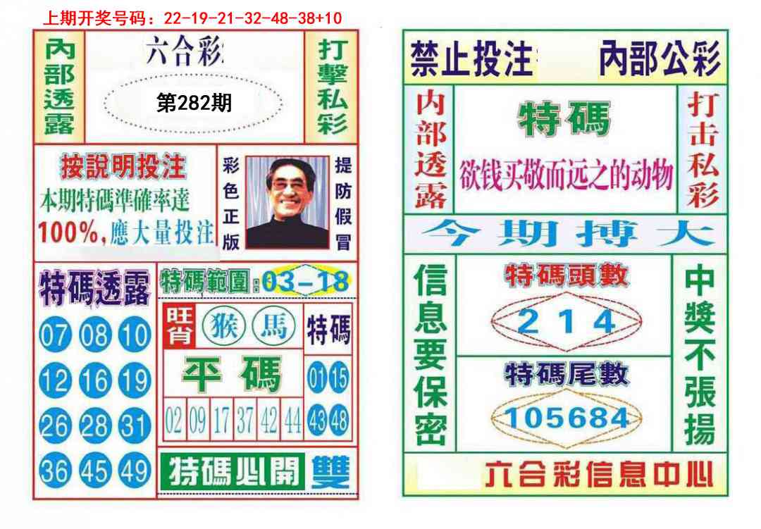 内部会员专用 第281期