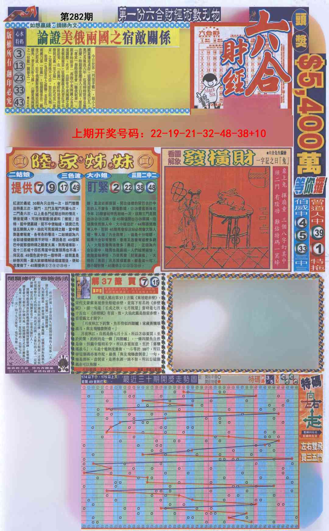 六合财经A加大版 第281期