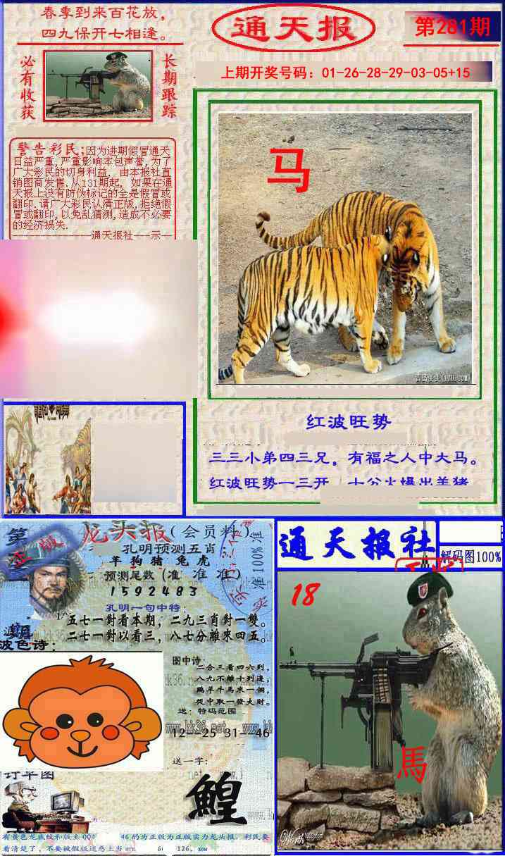实力通天报 第281期
