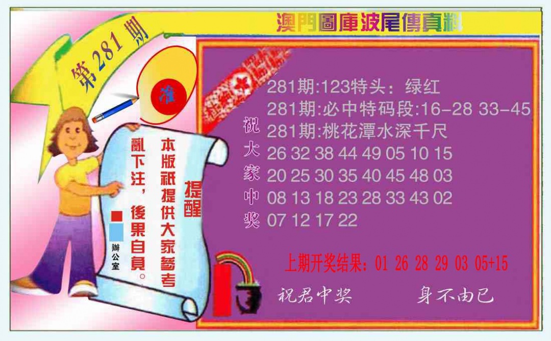 波尾传真料 第281期