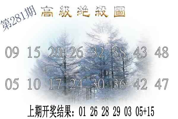高级内部绝杀 第281期