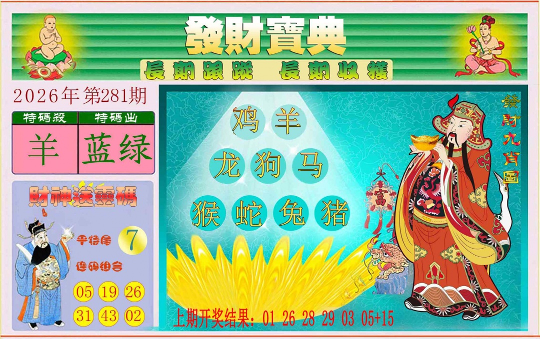 发财宝典 第281期