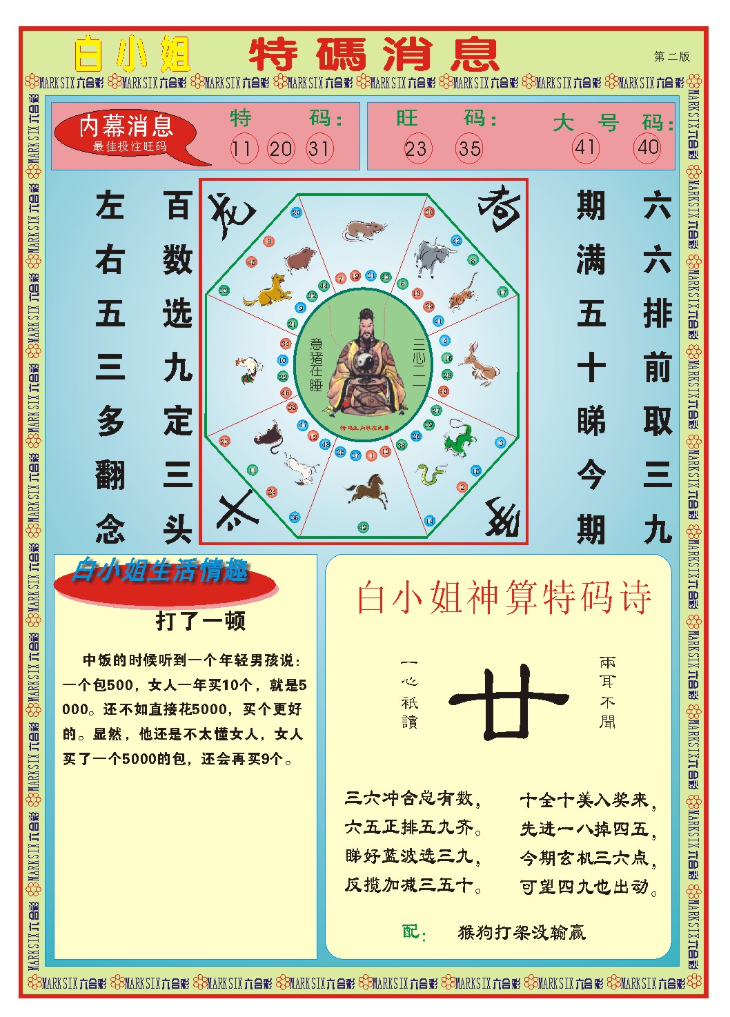白小姐特码消息B 第282期