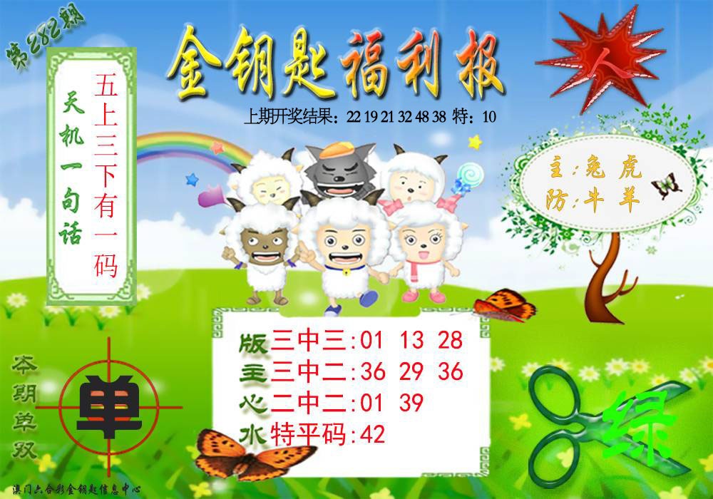 《金钥匙福利》 第281期