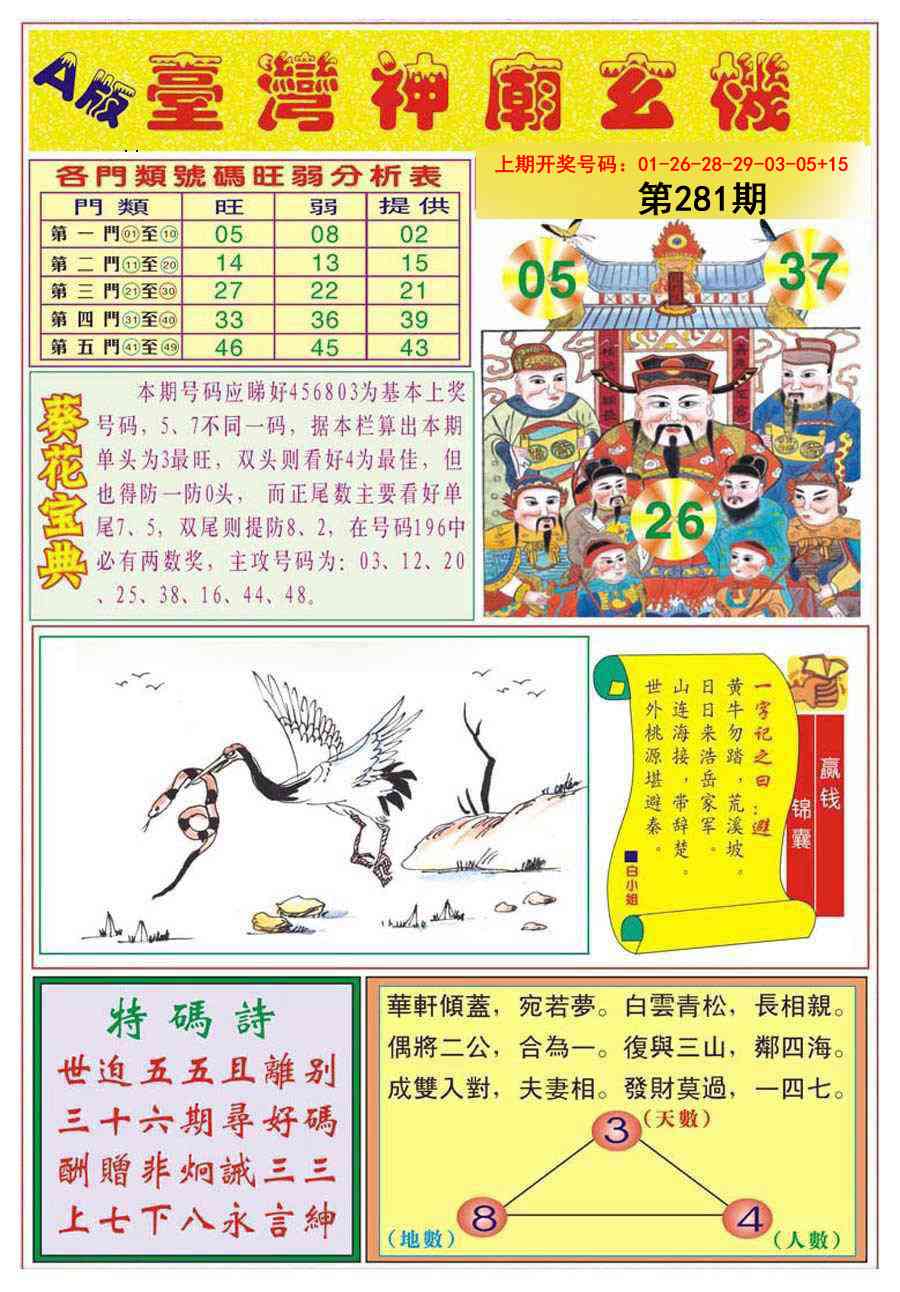 台湾神庙A 第281期