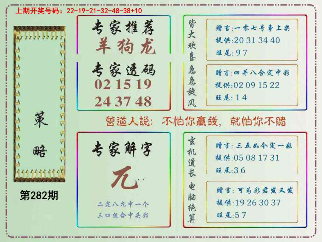 策略 第281期
