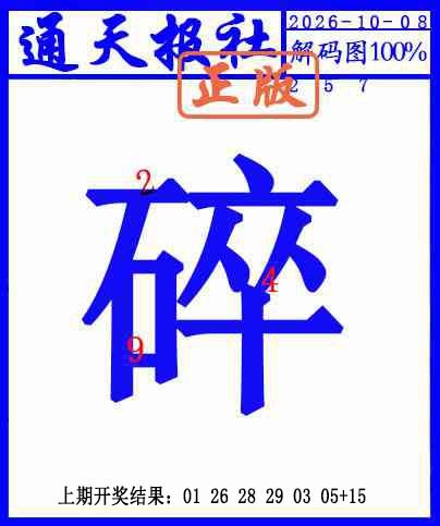 另解码图 第281期