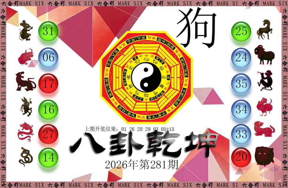 八卦乾坤 第281期