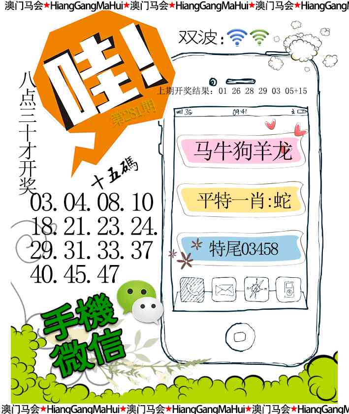 手机微信 第281期