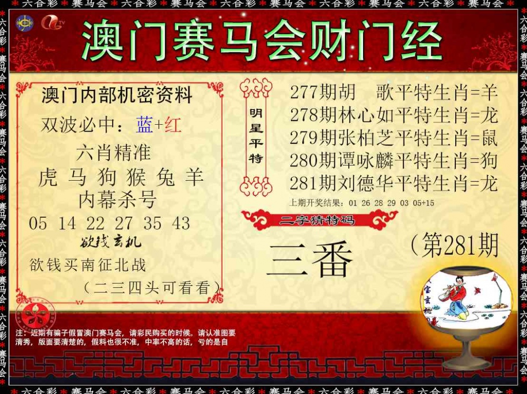 财门经 第281期