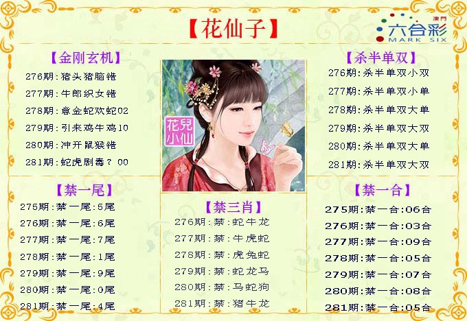 花仙子 第281期