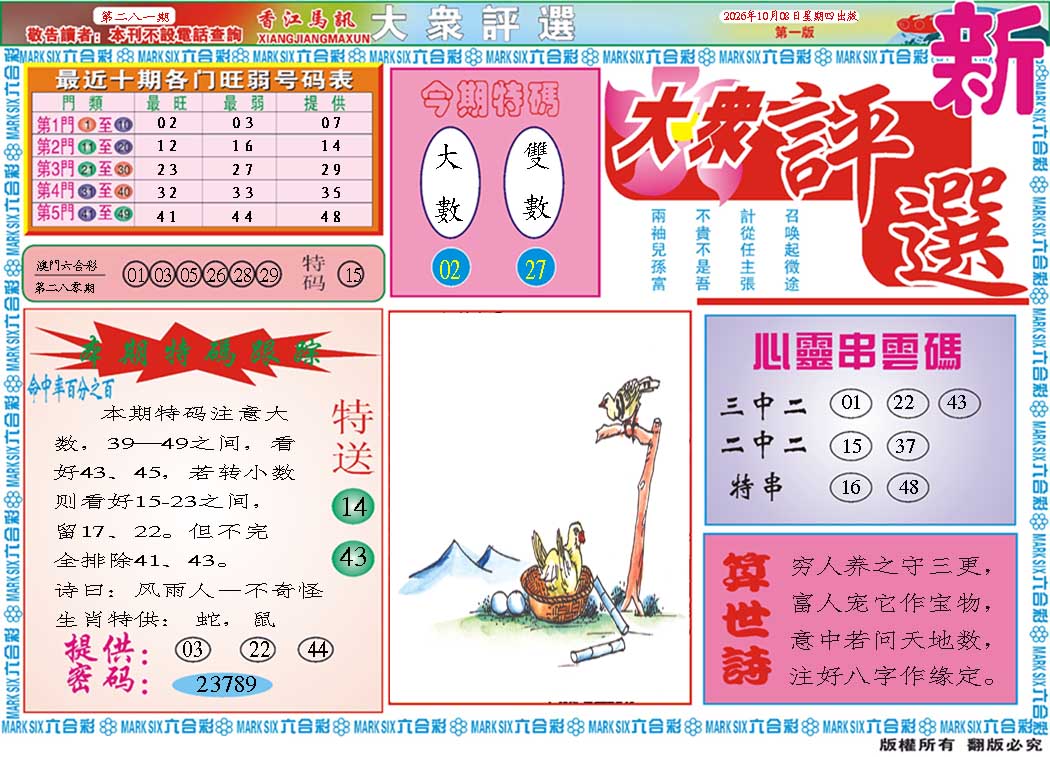 大众评选A 第281期