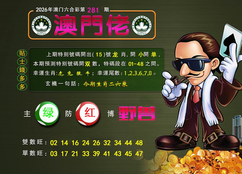 澳门佬 第281期