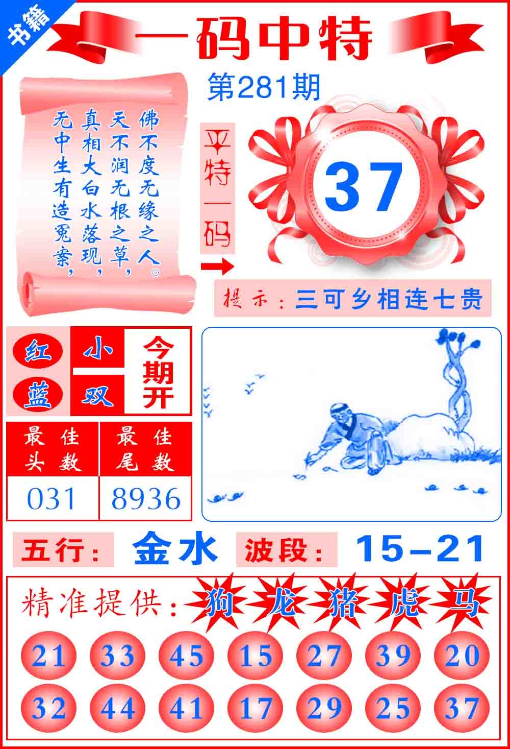 澳门六合皇宝典 第281期