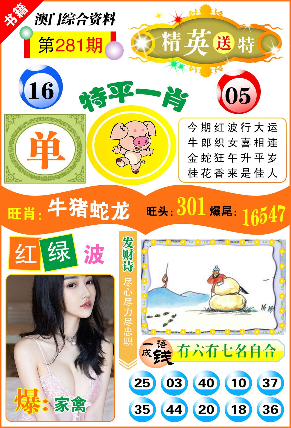 澳门综合资料 第281期
