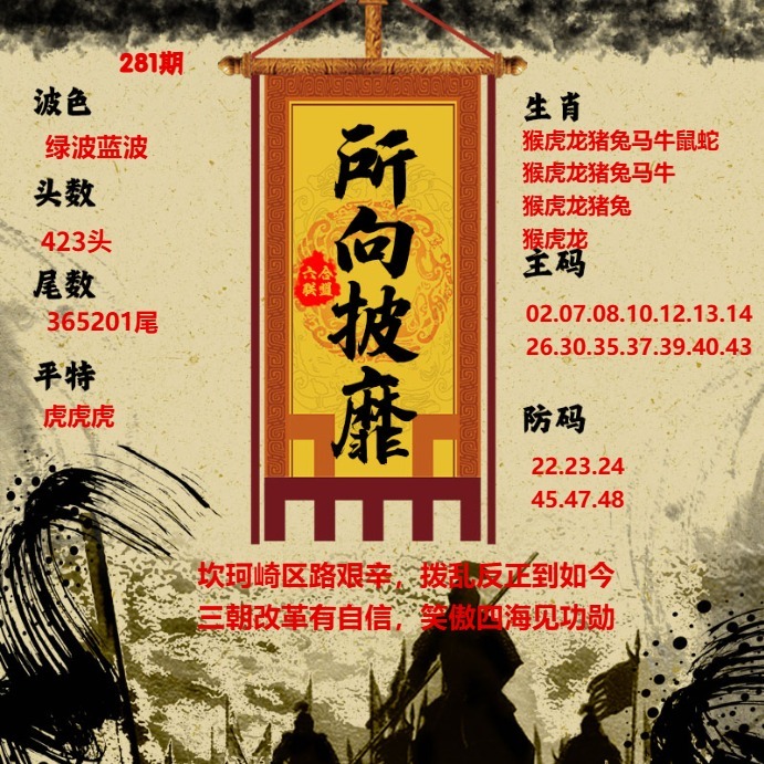 所向披靡 第281期