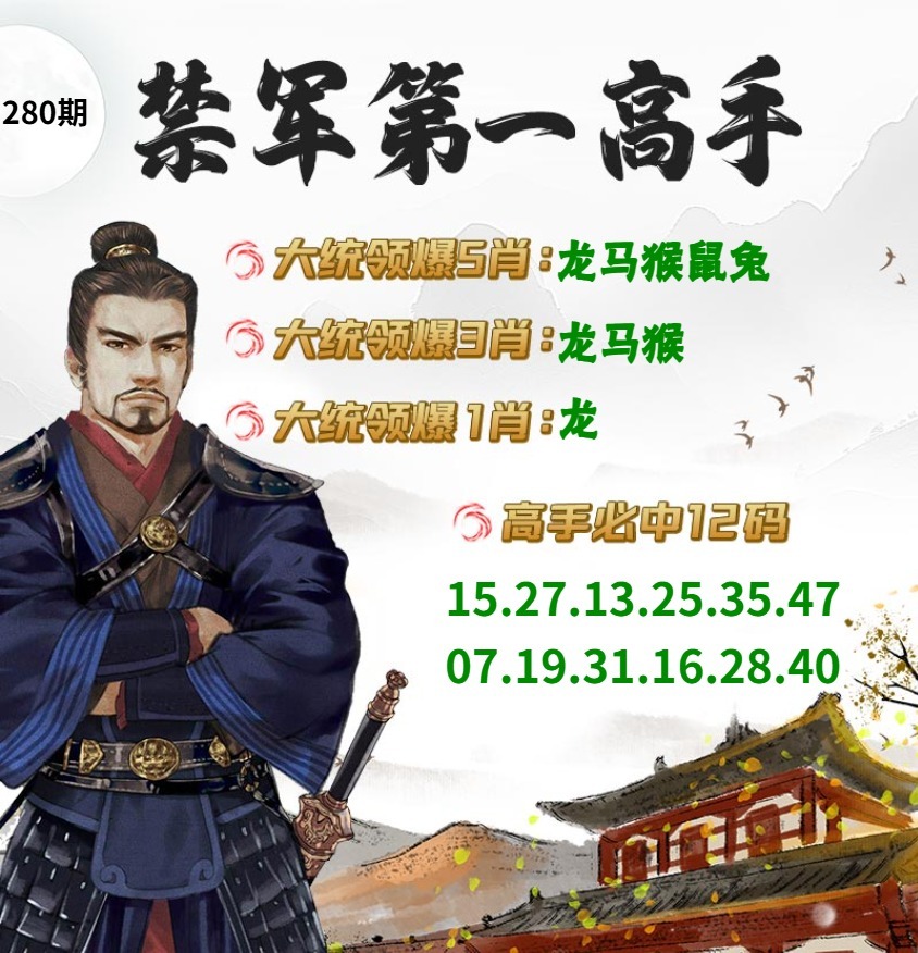 禁军第一高手 第280期