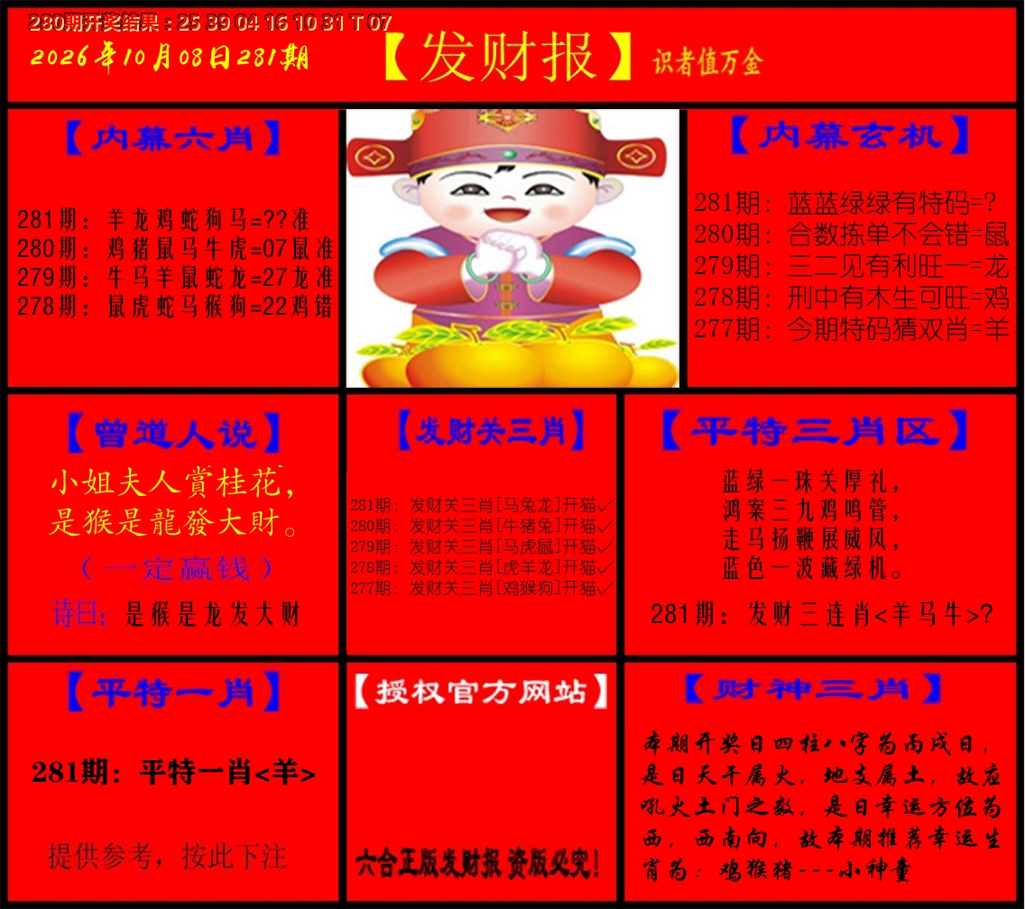 发财报 第281期